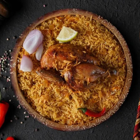 Lucknowi Chicken Biryani Dum